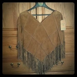 Wilson's leather poncho